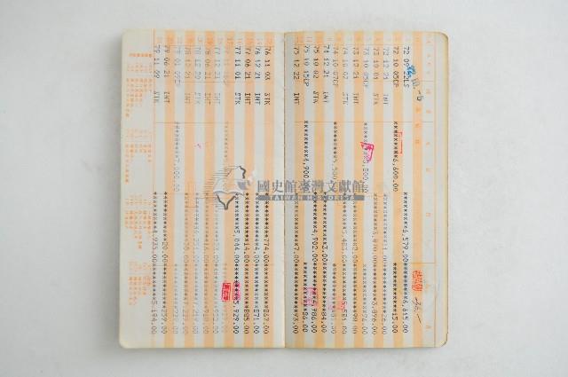 王博華第一銀行活期儲蓄存款存摺藏品圖，第4張