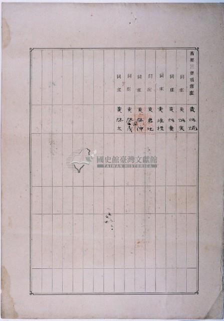 明治三十六年共業土地臺帳謄本藏品圖，第4張