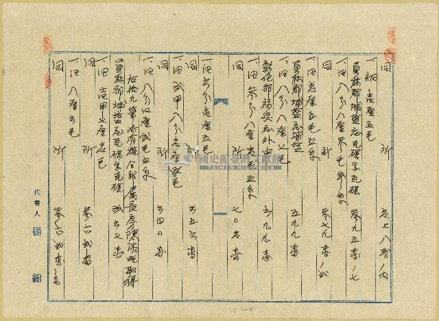 昭和十五年陳添旺等立鬮分合約書藏品圖，第4張