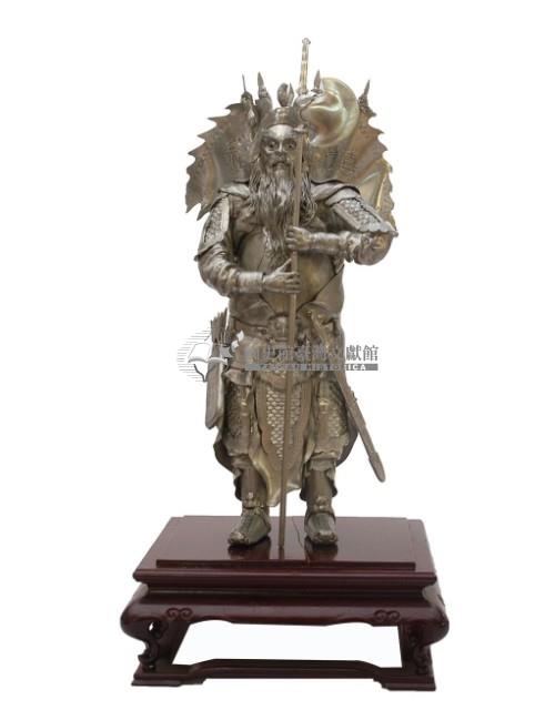 錫製門神神荼像藏品圖，第4張