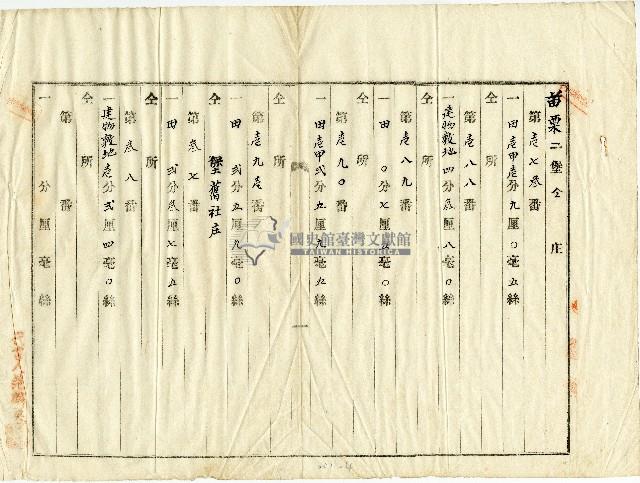 蔡允借款延期契約証含土地登記憑證藏品圖，第4張