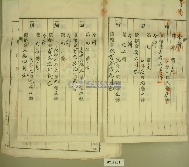 大正十二年黃金水等所有權相續登記申請書藏品圖，第4張