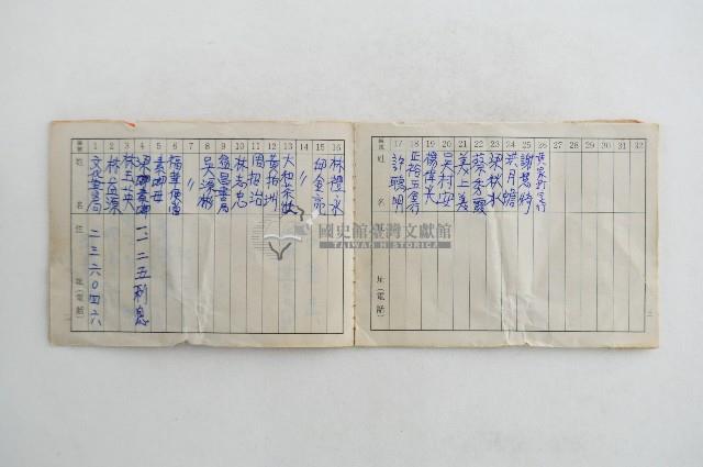 林玉英互助會簿藏品圖，第4張