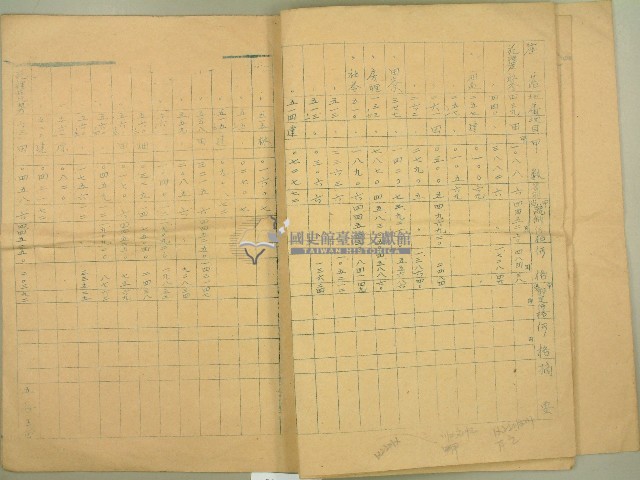 日治時期苑裡庄役場寺廟神明會所屬財產表示藏品圖，第4張