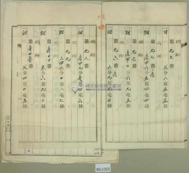 大正十二年黃金水等抵擋權設定證書藏品圖，第4張