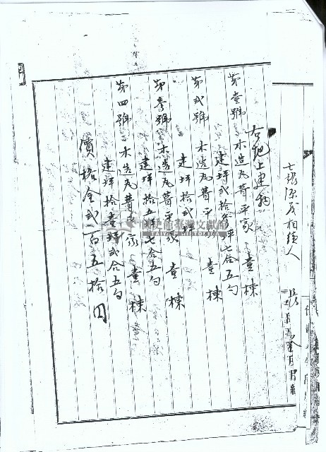 明治四十二年張登邦等業主權保存登記申請書副本之影本藏品圖，第4張
