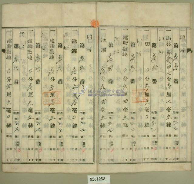 昭和二十年范朝燈登記名義人表示變更登記申請書藏品圖，第4張