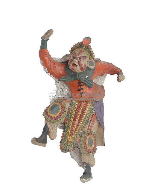 雙勇將交趾陶一 對藏品圖，第4張