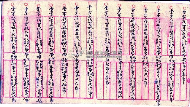 林本堂契卷之紀錄帳簿藏品圖，第4張