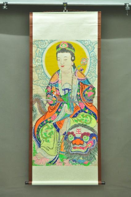 喪葬禮俗圖畫掛軸藏品圖，第4張