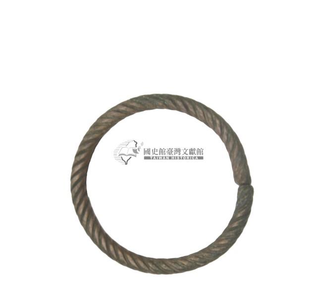 金屬製繩紋手環一對藏品圖，第4張