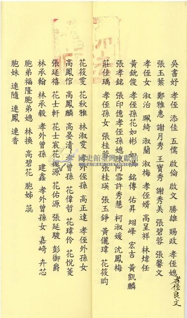 民國九十九年花永義花鬧金仗承佛力拔度金章疏文藏品圖，第4張