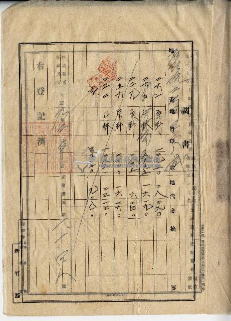 大正七年臺灣總督明石元二郎許可指令書藏品圖，第4張