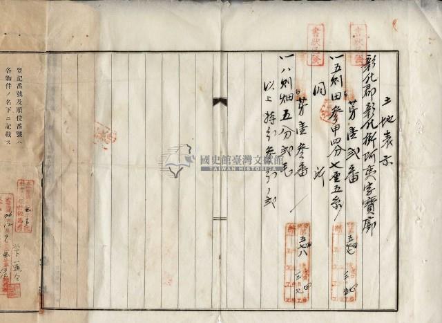 昭和八年林清安杜賣盡根契字藏品圖，第4張