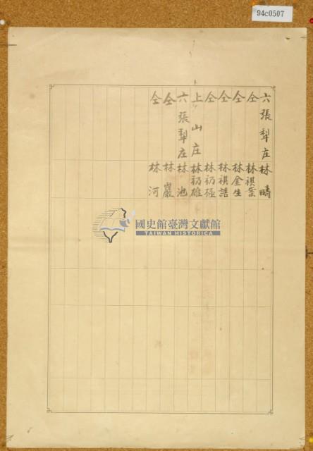 明治三十九年共業土地臺帳謄本藏品圖，第4張