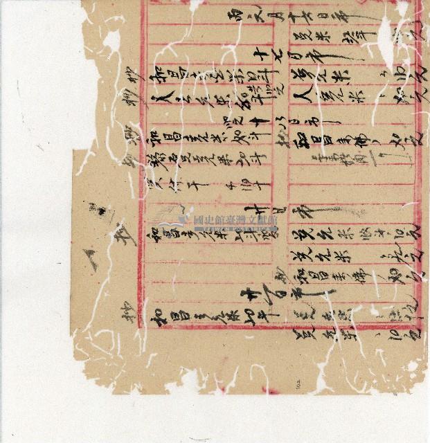 光緒二十年陳協隆號出入數簿藏品圖，第104張