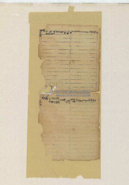 土庫大坪王家家族族譜帳冊等41頁藏品圖，第35張