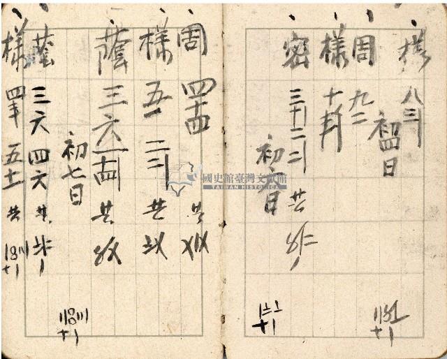 昭和十八年周天遊等帳簿藏品圖，第45張