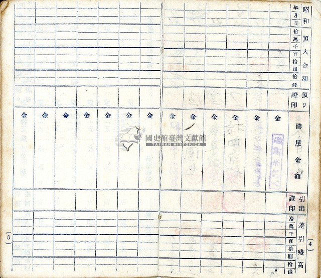 照和二年許子路彰化銀行小口當座預金通帳藏品圖，第5張