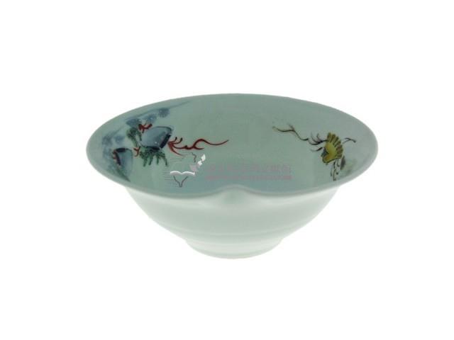 彩繪印紋扇形紋凹口碗（多組）藏品圖，第5張