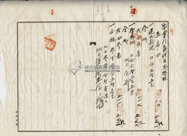 昭和七年賴乞食賣渡證書藏品圖，第5張
