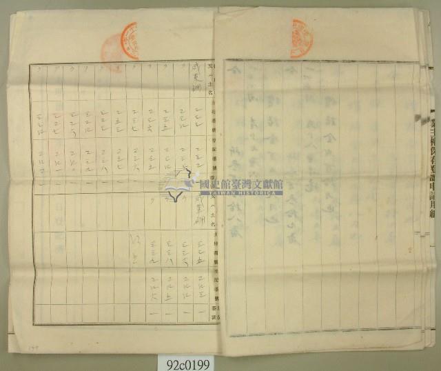 明治四十一年曾元秀向臺北地方法院桃園登記所提請業主權保存登記申請書藏品圖，第5張