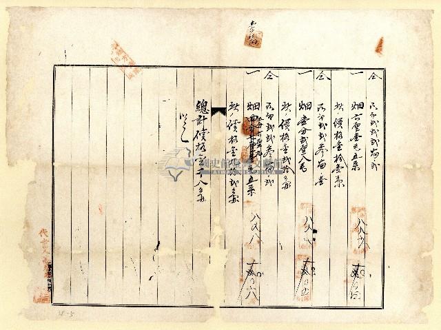 大正十二年葉蕃薯土地共有權相續登記申請書藏品圖，第5張