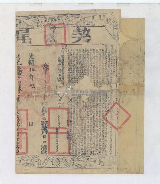 光緒□五年林從舍立杜賣盡根契字藏品圖，第5張