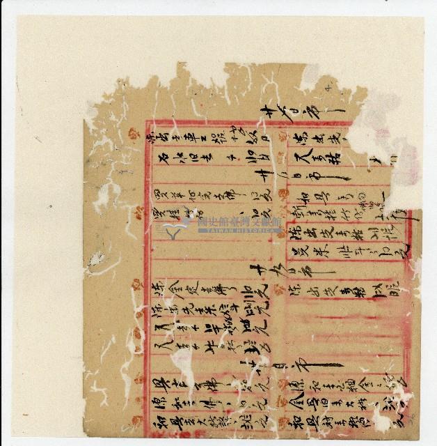 光緒二十年陳協隆號出入數簿藏品圖，第5張