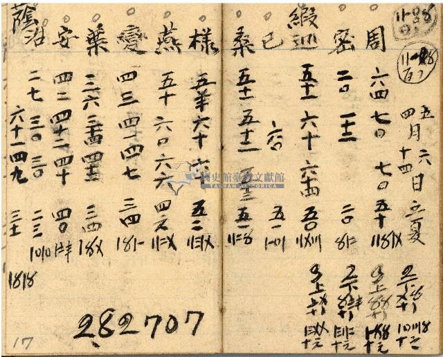 昭和十九年三級上茶葉組合帳簿藏品圖，第15張