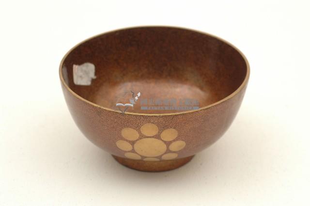 木胎圓形黑漆地蓋椀藏品圖，第15張