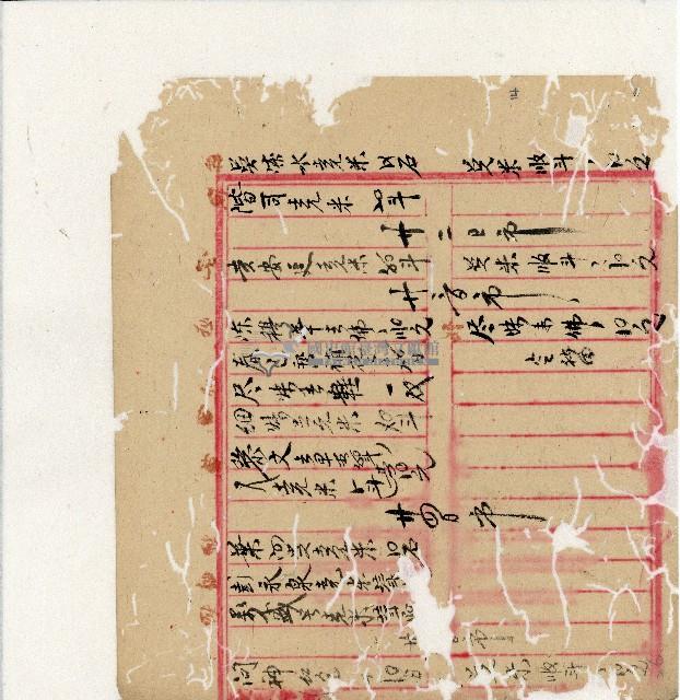 光緒二十年陳協隆號出入數簿藏品圖，第15張