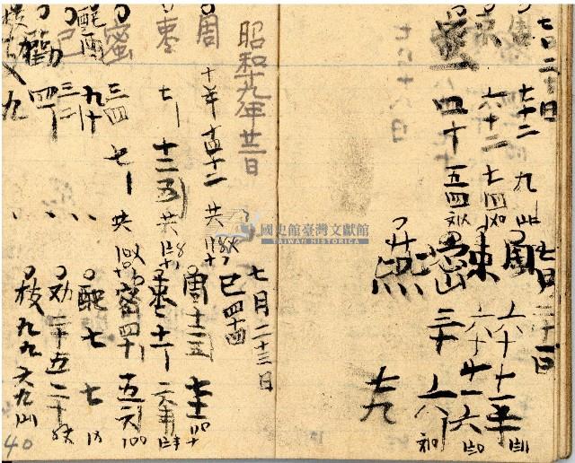 昭和十九年三級上茶葉組合帳簿藏品圖，第38張