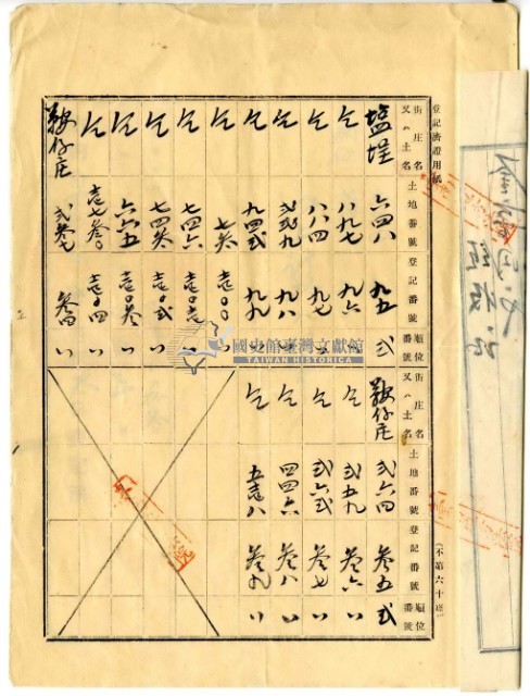 明治四十一年蔡夢元償還明治三十九年向嘉義銀行借貸領收證明藏品圖，第8張