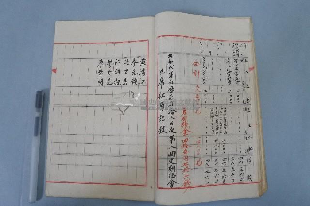 西螺菼社收支簿藏品圖，第8張