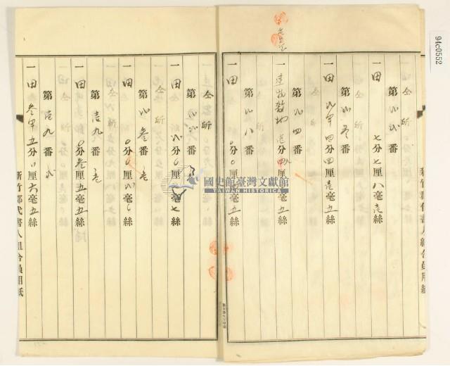 大正十一年十二月十七日林疇胎權變更証書藏品圖，第8張
