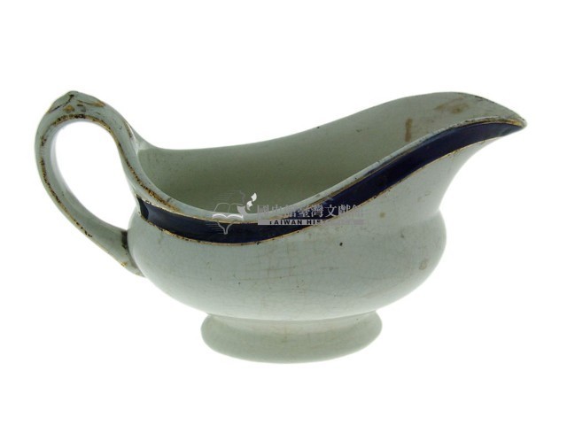 白地黑邊廣口執耳流嘴壺(多組)藏品圖，第8張