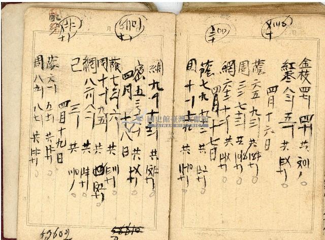 日治時期帳簿藏品圖，第39張