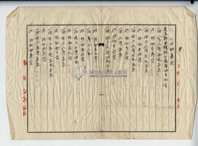 昭和七年廖溫義土地豫約賣買契約書藏品圖，第9張