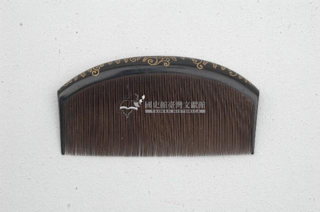 唐草文蒔繪梳子藏品圖，第9張