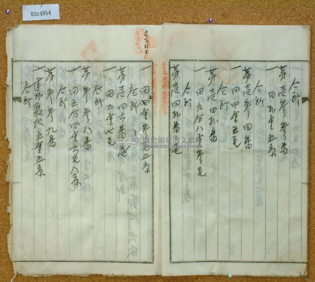 大正十二年鄧阿福鬮分證書藏品圖，第9張