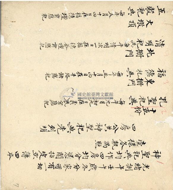 光緒八年分家總簿藏品圖，第9張