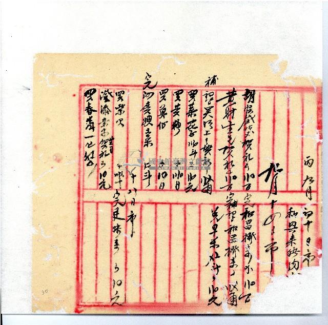 光緒廿二年廿三年廿五年協隆號日清簿藏品圖，第32張