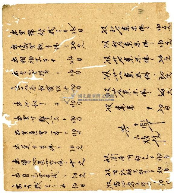 光緒二年陳協和號出入數簿藏品圖，第42張