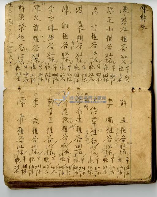 昭和十一年租谷明細藏品圖，第2張