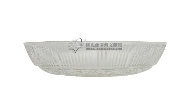 透明牽牛花紋玻璃洗藏品圖，第2張