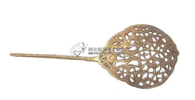 金屬製雕花髮釵藏品圖，第2張