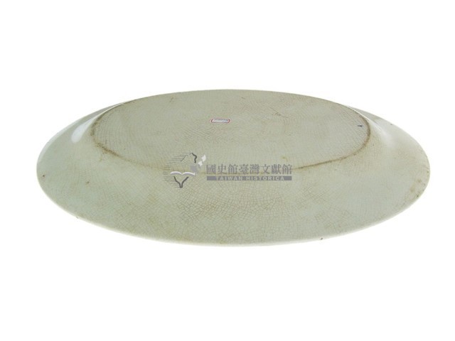 藍口白瓷橢圓形盤（多件）藏品圖，第2張