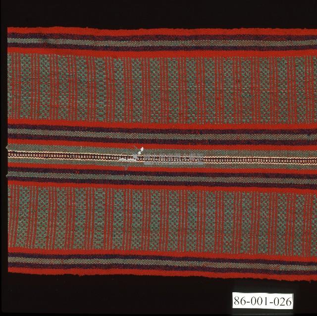 泰雅族織品橫紋腰帶藏品圖，第2張