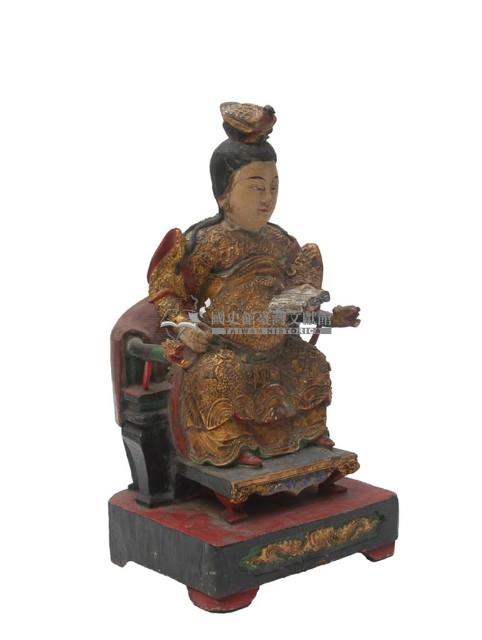 木雕臨水夫人像藏品圖，第2張